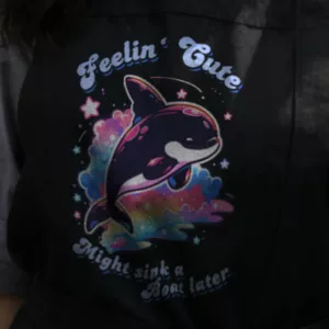 Cute Orca BBQ Apron (Organic)