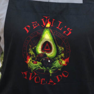 Devil’s Avocado BBQ Apron (Organic)