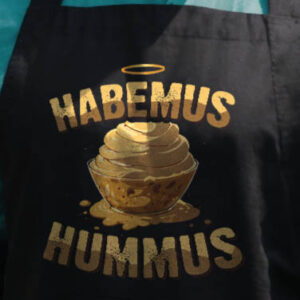 Habemus Hummus BBQ Apron (Organic)