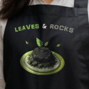 Leaves & Rocks Grill Apron (Organic)