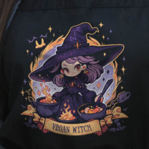 Vegan Witch Grill Apron (Organic)
