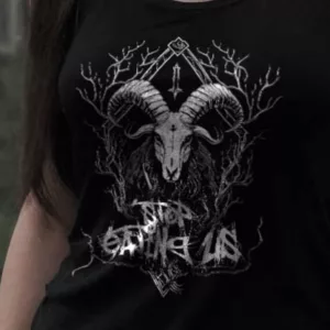 Black Metal Tank Top