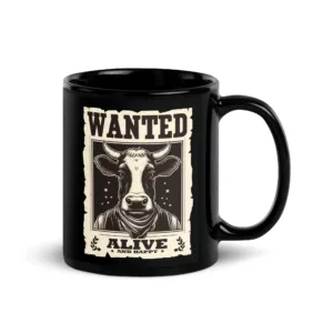 Wanted Cow Mug