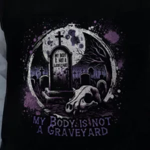 My Body is not a Graveyard BBQ Apron (Organic)