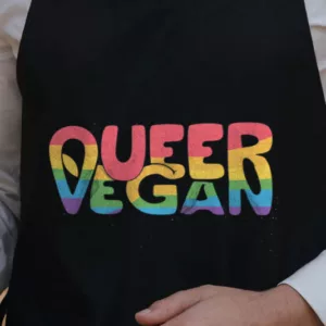 Queer Vegan 2.0 Grill Apron (Organic)