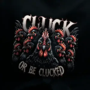 Cluck or be Clucked Grill Apron (Organic)