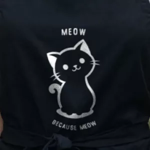 Meow Grill Apron (Organic)