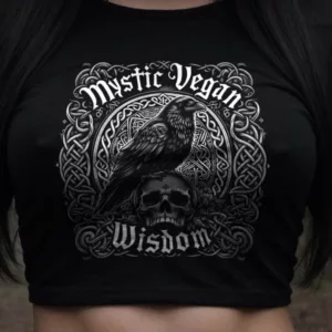Mystic Vegan Wisdom Crop-Top
