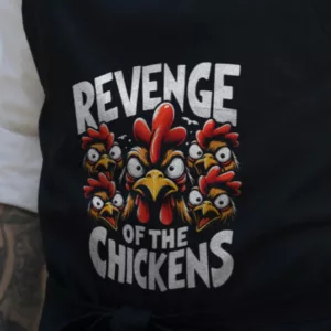 Revenge of the Chickens Grill Apron (Organic)