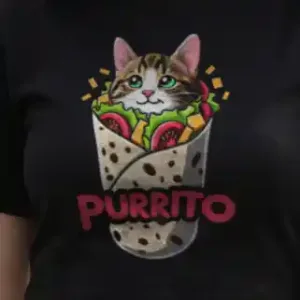 Purrito Crop Top