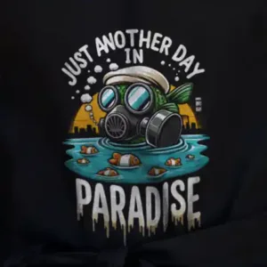 Another Day in Paradise Grill Apron (Organic)