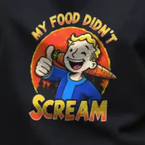 My Food didn't Scream BBQ Apron (Organic)