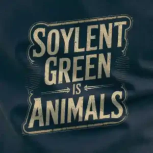 Soylent Green is Animals BBQ Apron (Organic)