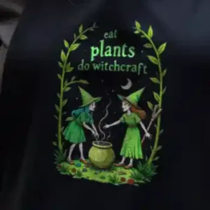 Eat Plants Do Witchcraft Grill Apron (Organic)