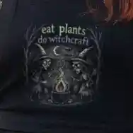thought
*   Source text: "Eat Plants Do Witchcraft (Halloween) BBQ Apron (Organic)"
*   Context: Title field for an e-commerce product.
*   Target language: English.
*   "Eat Plants Do Witchcraft (Halloween) BBQ Apron (Organic)" is already in English.
*   Wait, let me re-read the source carefully.
*   Source: `Eat Plants Do Witchcraft (Halloween) BBQ Apron (Organic)`
*   Is there any German to translate? No. The text provided is already English.
*   "Organic T-Shirts" -> "Organic T-Shirts"
*   "Organic Aprons" -> "Organic Aprons"
*   The source says "(Organic)". In the context of the glossary, "Bio" translates to "Organic". Since it's already English, no change is needed.