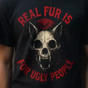 Real Fur Is For Ugly People (Halloween) (Organic)