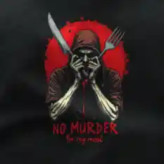 No Murder for my Meal BBQ Apron (Organic)