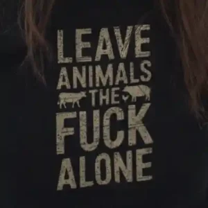 Leave Animals the Fuck Alone Crop-Top