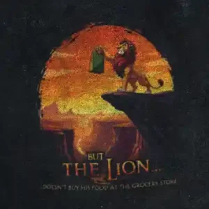 But The Lion 2.0 Grill Apron (Organic)
